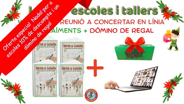 Lot Nadal especial escoles amb 10% de descompte i un dòmino de regal!