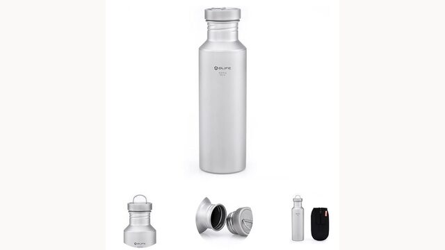 BOTELLA DE TITANIO 700ML SPRT TITANIO BICICLETA