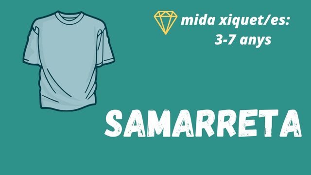 💎 Samarreta 3-7 anys 