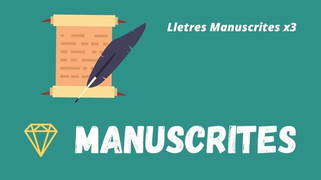💎 Lletres Manuscrites 