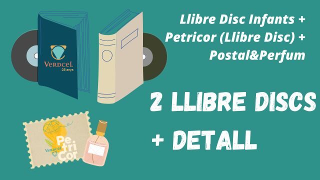 Llibre Disc Infants + Petricor + Postal & Perfum (2 Llibre-CD)