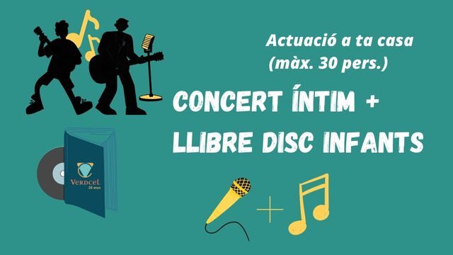 Llibre Disc Infants + 🎤🎸 Concert Íntim (30 persones)