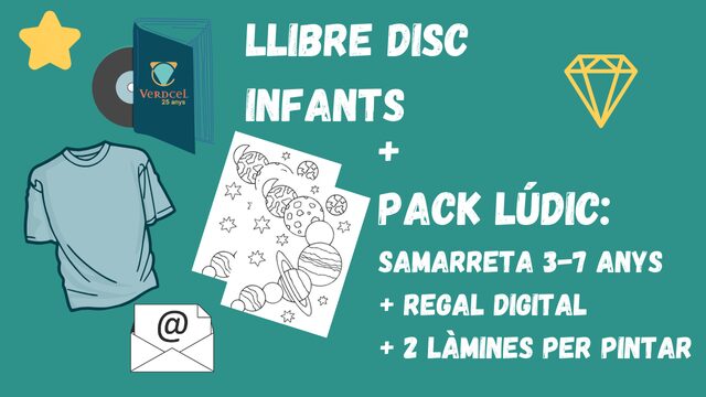 ⭐ RECOMPENSA ESTRELLA ⭐ Llibre Disc Infants + Pack Lúdic 
