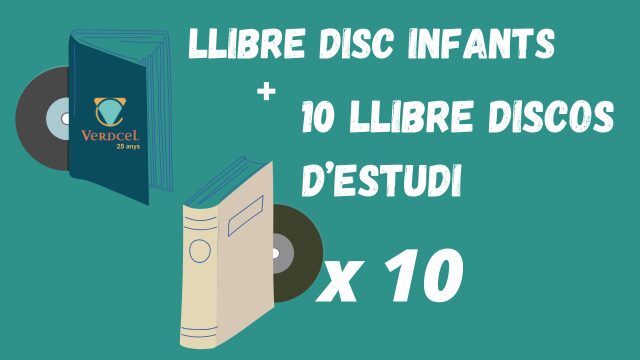 Llibre Disc Infants + 10 Llibre-Discos d’Estudi