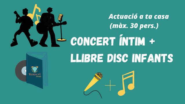 Llibre Disc Infants + 🎤🎸 Concert Íntim (30 persones)