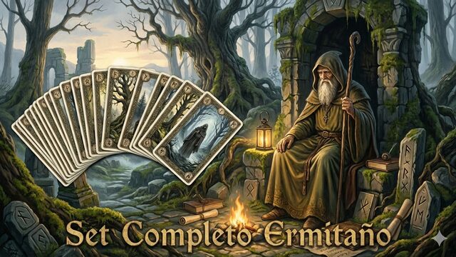 Set Completo Cartas Ermitaño - Edición Especial