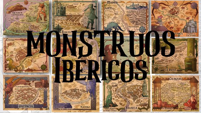 Mapas para Mecenas del cómic Monstruos Ibéricos (ya tienen los anteriores)