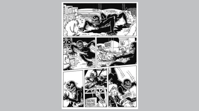 PÁGINA 35 DEL CÓMIC ORIGINAL A TINTA