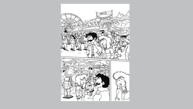 PÁGINA 01 DEL CÓMIC ORIGINAL A TINTA