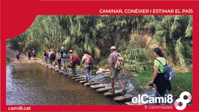 Tast d'una caminada d'un dia guiada pel PAS en un dels 8 indrets del CAMÍ8