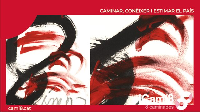 Litografia dels Països Catalans units pel Camí numerada i signada per Antoni Tàpies + KIT CAMÍ8