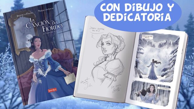 Cómic La canción del fiordo (Con dibujo y dedicatoria)