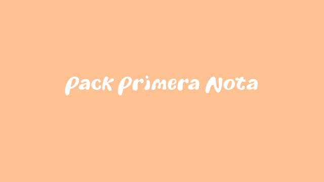 🎵 Pack Primera Nota 