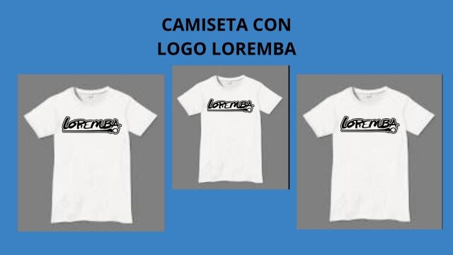 Camiseta con el logo de loremba