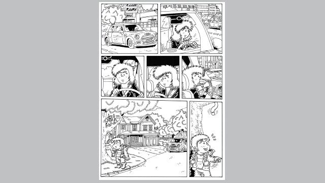 PÁGINA 21 DEL CÓMIC ORIGINAL A TINTA