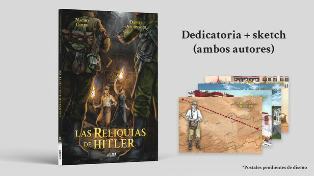“Arqueólogo”: Cómic firmado y dedicado + sketch a tinta + postales exclusivas