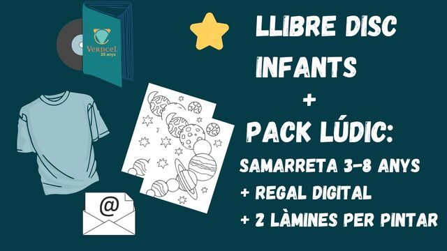 ⭐ RECOMPENSA ESTRELLA ⭐ Llibre Disc Infants + Pack Lúdic
