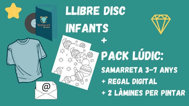 ⭐ RECOMPENSA ESTRELLA ⭐ Llibre Disc Infants + Pack Lúdic