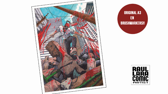 ORIGINAL A3 CHAINSAW MAN