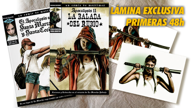 Cómic APOCALIPSIS 2: LA BALADA DEL RUBIO +Cómic APOCALIPSIS 1 48horas