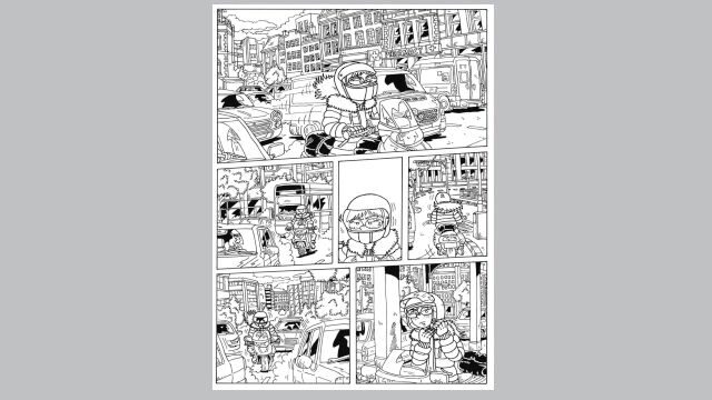PÁGINA 83 DEL CÓMIC ORIGINAL A TINTA