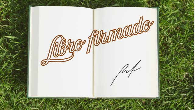 1 libro firmado por el autor