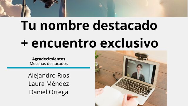 Tu nombre destacado y encuentro exclusivo