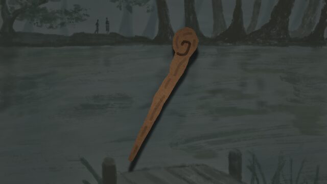 El Chamán observa a quienes cruzan la línea