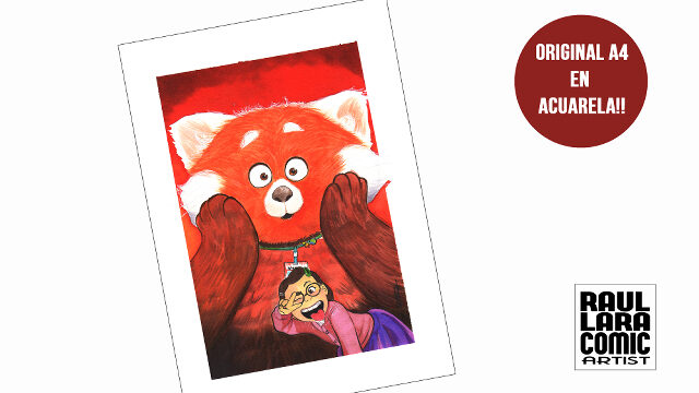 ORIGINAL RED A4 ACUARELA