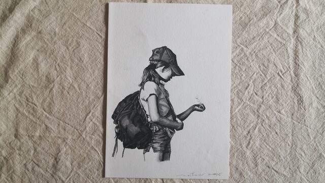 Ilustracion original Apocalipsis 1 Santa Marta