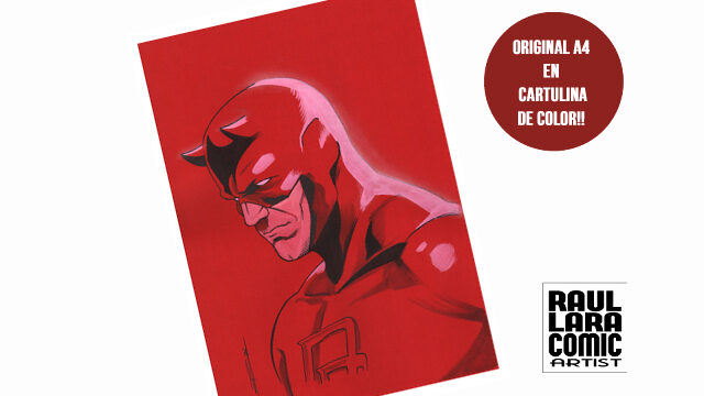 ORIGINAL A4 DAREDEVIL CARTULINA ROJA