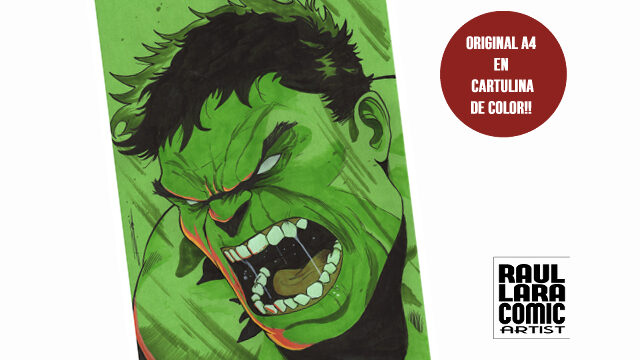 ORIGINAL HULK A4 CARTULINA VERDE