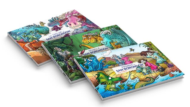 Pack "De cabeza a San Borondón", dedicado.