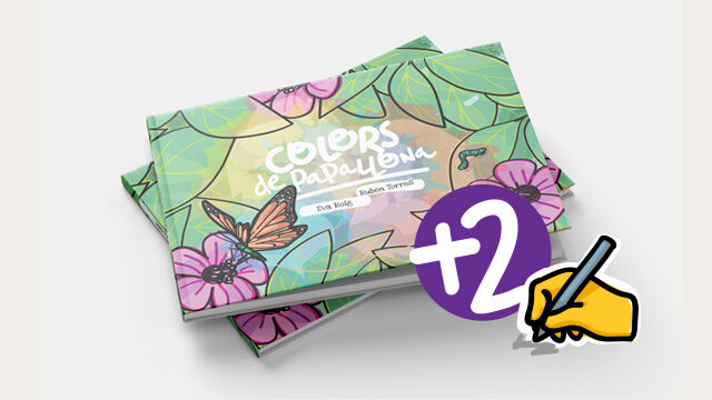 2 contes + signatura autora i il·lustrador