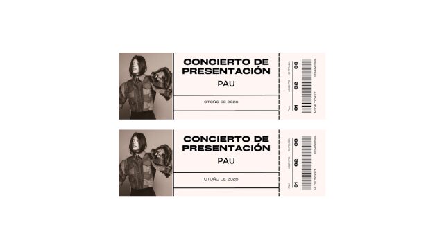 Entrada doble concierto de presentación