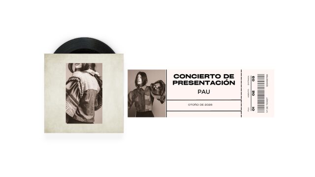 Vinilo firmado + entrada concierto presentación