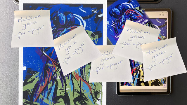 Y que lo tienes claro: confías en que este libro se disperse y llegue lejos.