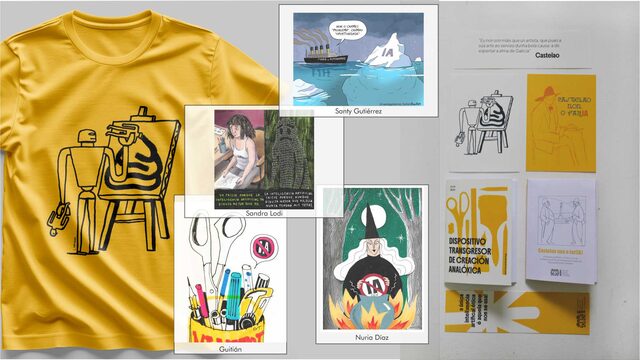 Castelao non o farIA + fanzine + dispositivo de creación + prints