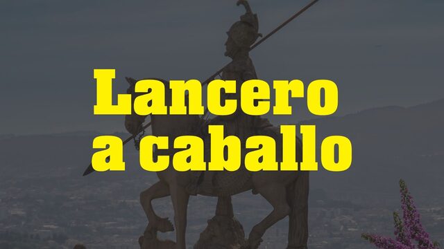 Lancero a caballo