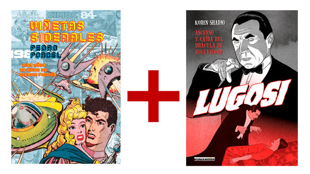 1 Libro de 'Viñetas siderales' firmado por el autor + 1 'Lugosi'