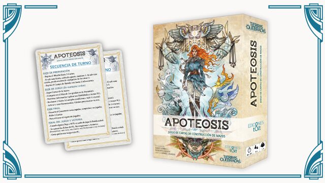 Juego de cartas Apoteosis.