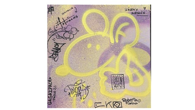 Quadre amb signatures artistes de la #8 EDICIÓ monar'T