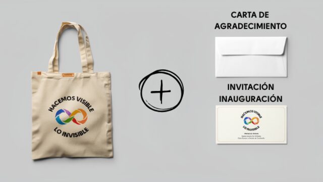 Tote bag exclusiva + Invitación Inauguración
