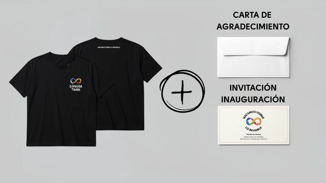 Camiseta exclusiva + Invitación Inauguración