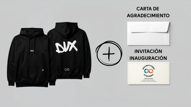 Sudadera DVX (Acceso anticipado) + Invitación Inauguración