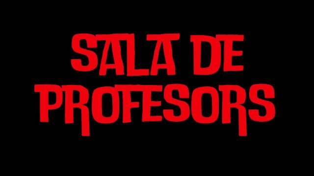 La sala de profesores