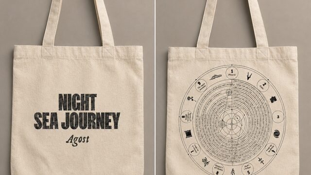 Tote bag amb enganxines i calcomanies + agraïments als crèdits