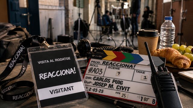 🎥 Visita al rodaje de ¡Reacciona!