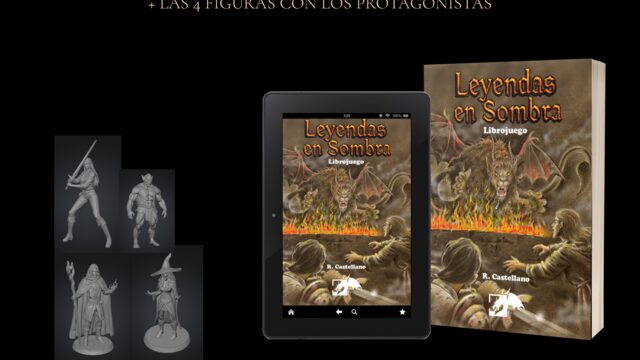 Leyendas en Sombra Digital y Físico + 4 Figuras de los Personajes