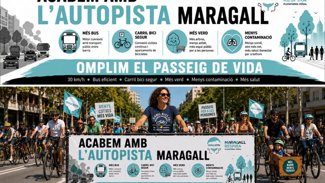 Pancarta per a la platafroma